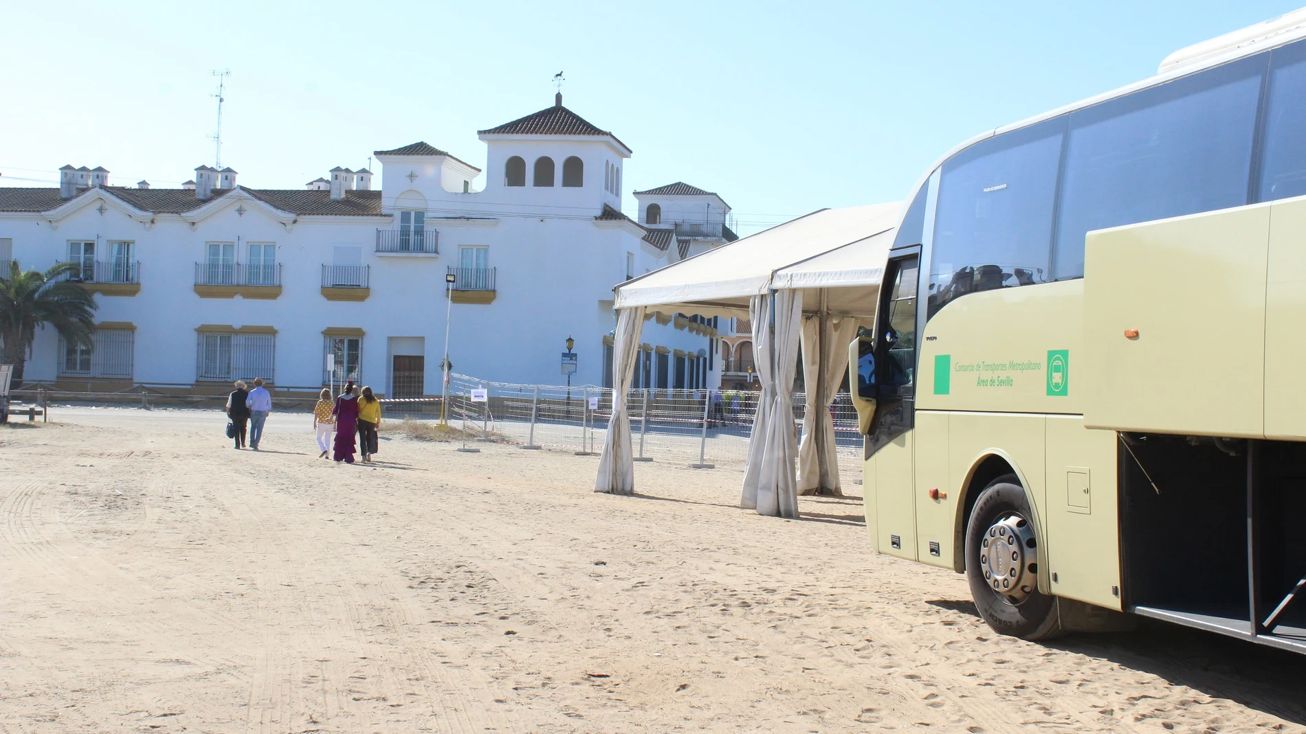 Apeadero de autobúses de El Rocío (Huelva).JUNTA DE ANDALUCÍA10/05/2024