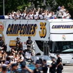 El Real Madrid celebra su trigésimo sexta Liga