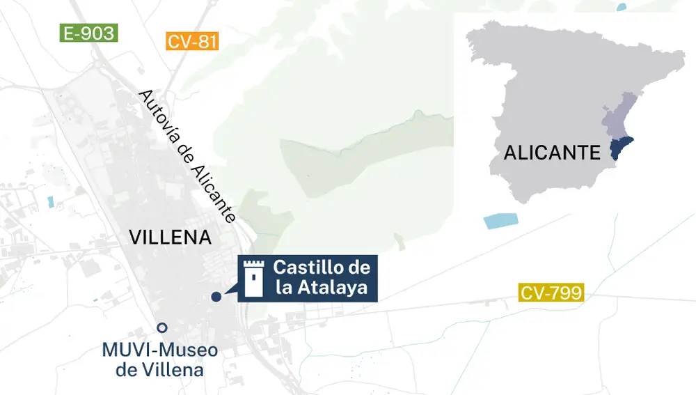 Localidad alicantina de Villena