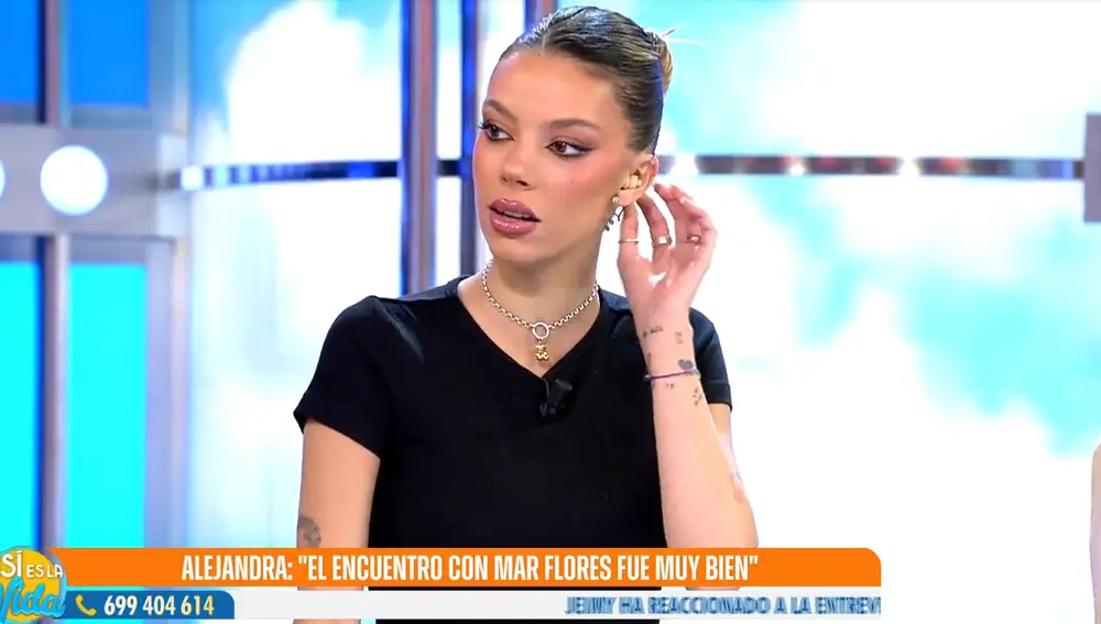 Alejandra Rubio responde en "Así es la Vida"