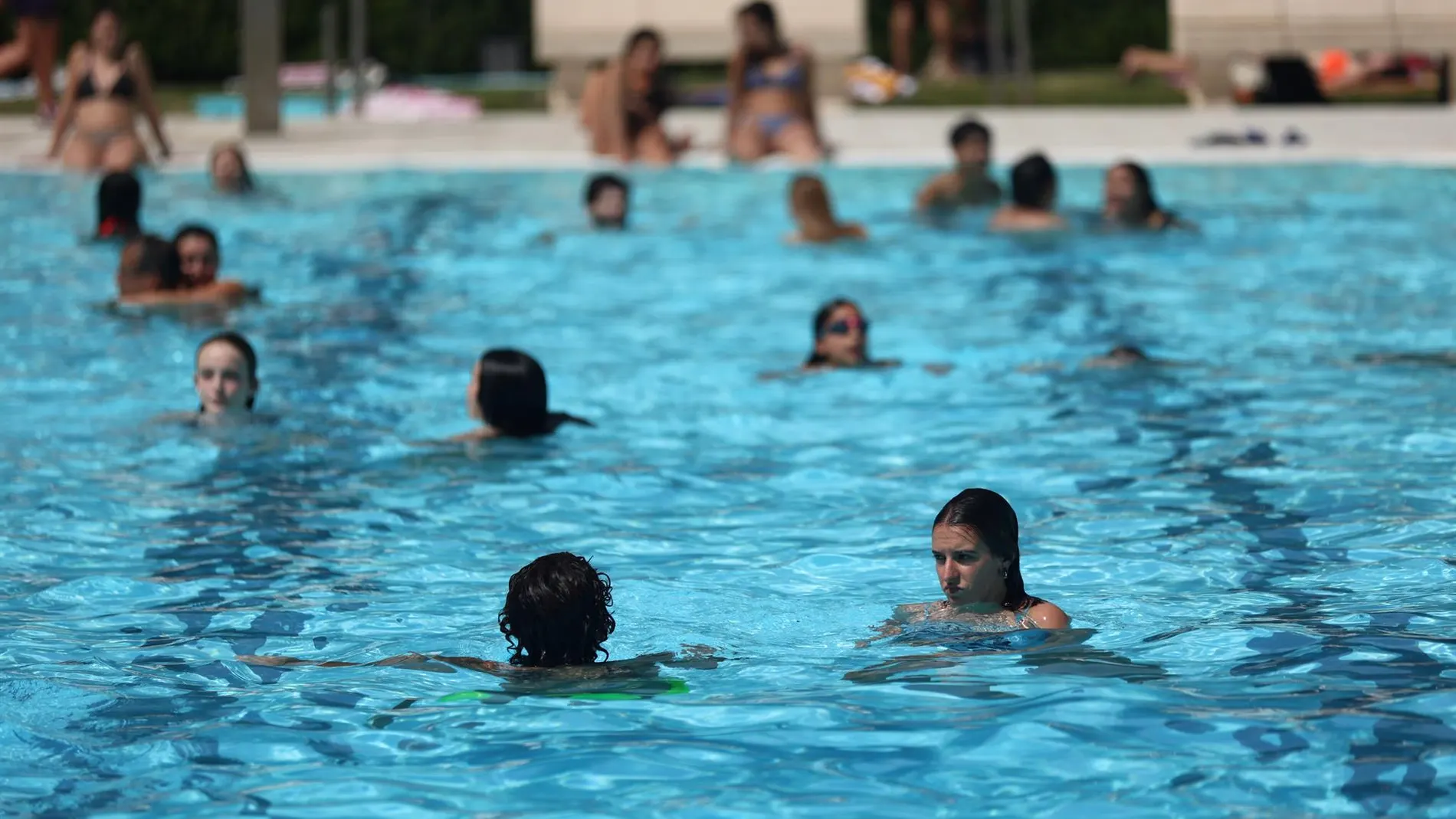 Imagen de las piscinas de Madrid