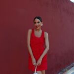 Rocío Osorno con vestido de Parfois.