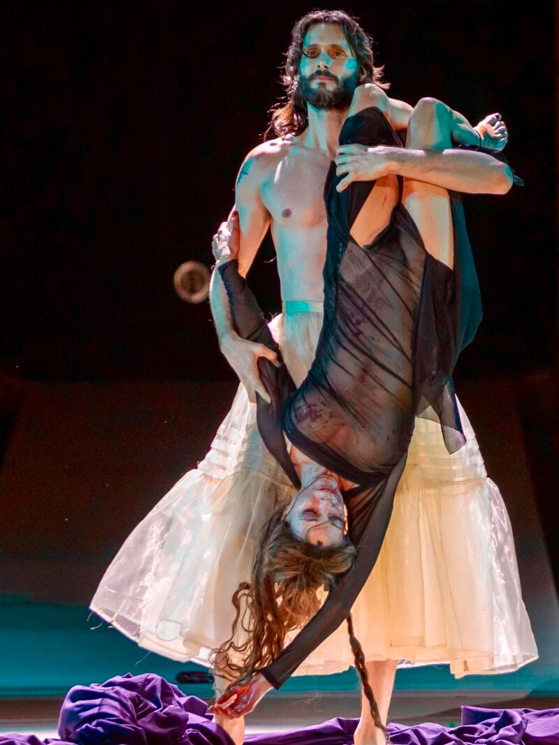 Una de las escenas de la obra de teatro &quot;Salomé&quot; 