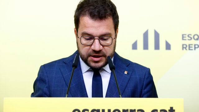 Aragonès anuncia que abandona la primera línea política tras la debacle electoral de ERC