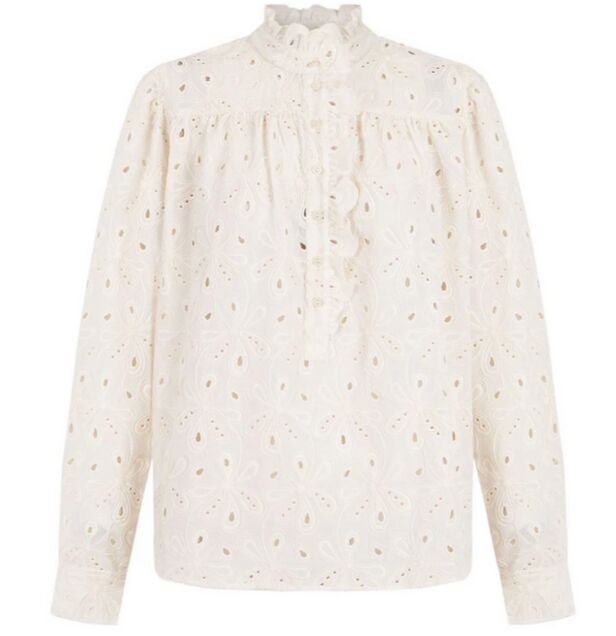 Blusa volantes.