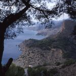 La playa de Maro, en Nerja