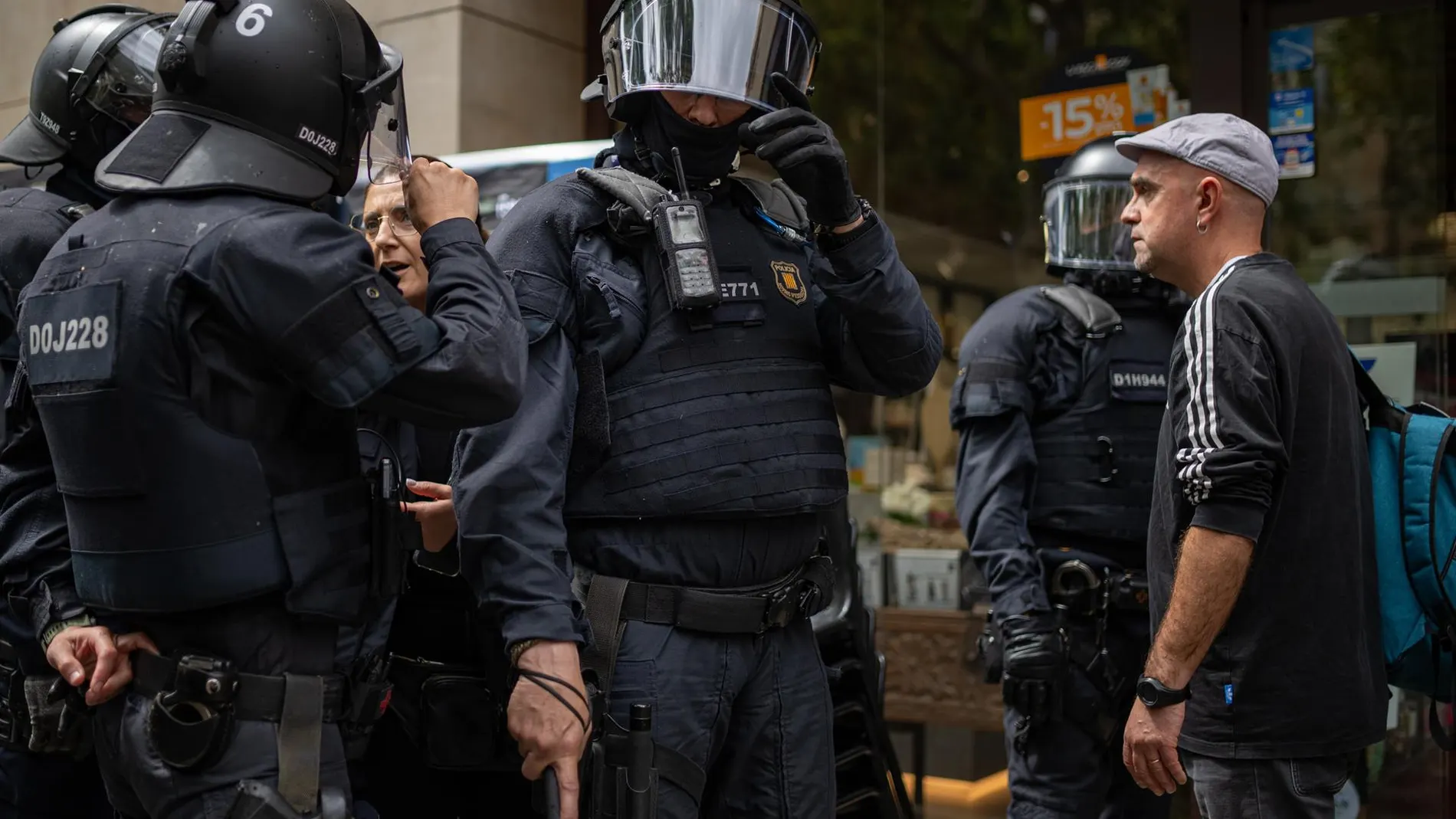 Los Mossos no practicaron ninguna detención