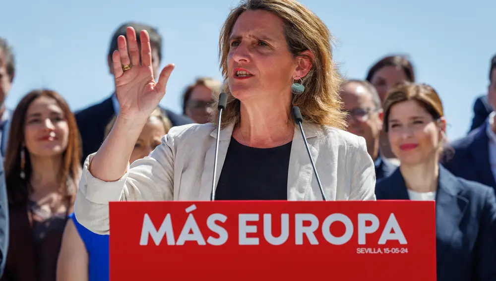 Teresa Ribera presenta la candidatura socialista a los comicios europeos en Sevilla
