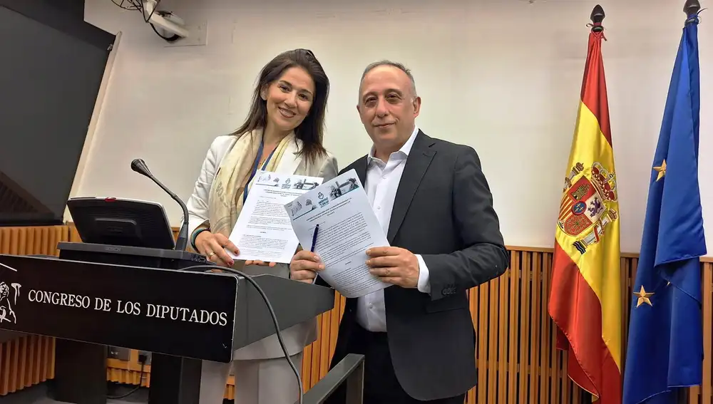 a Músicos por la Salud en su presentación en el Congreso de los Diputados