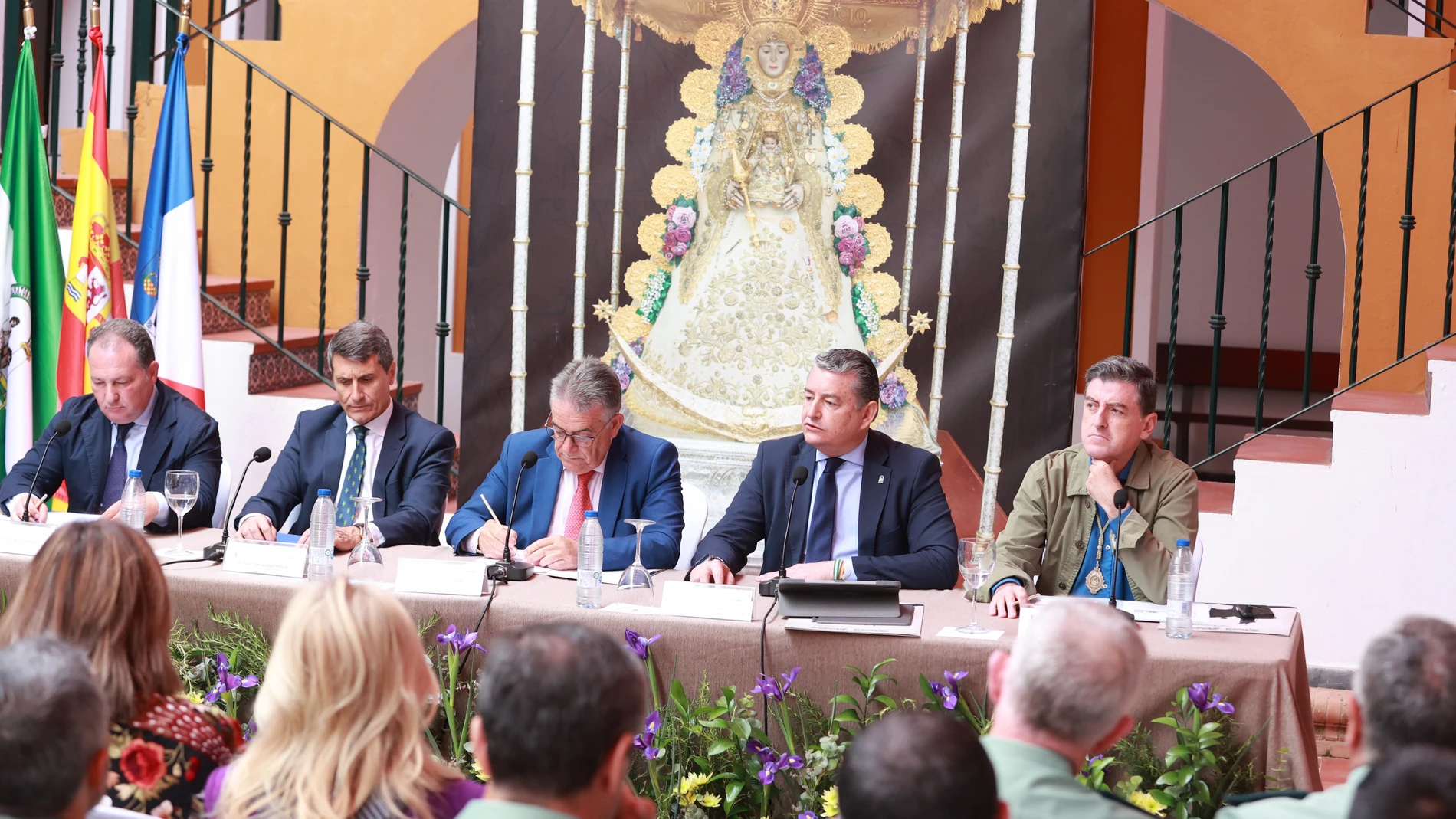 Presentación el El Rocío (Huelva) del Plan Aldea para la romería 2024.ROCÍO RUZ/EUROPA PRESS16/05/2024