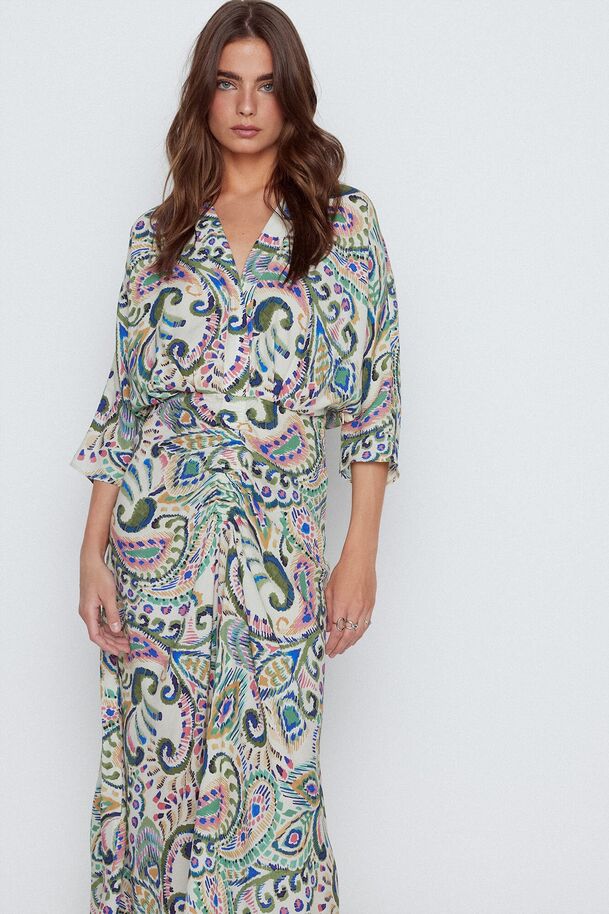 Vestido estampado.