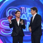 Raoul Vázquez junto a Manel Fuentes en 'Tu cara me suena 11'