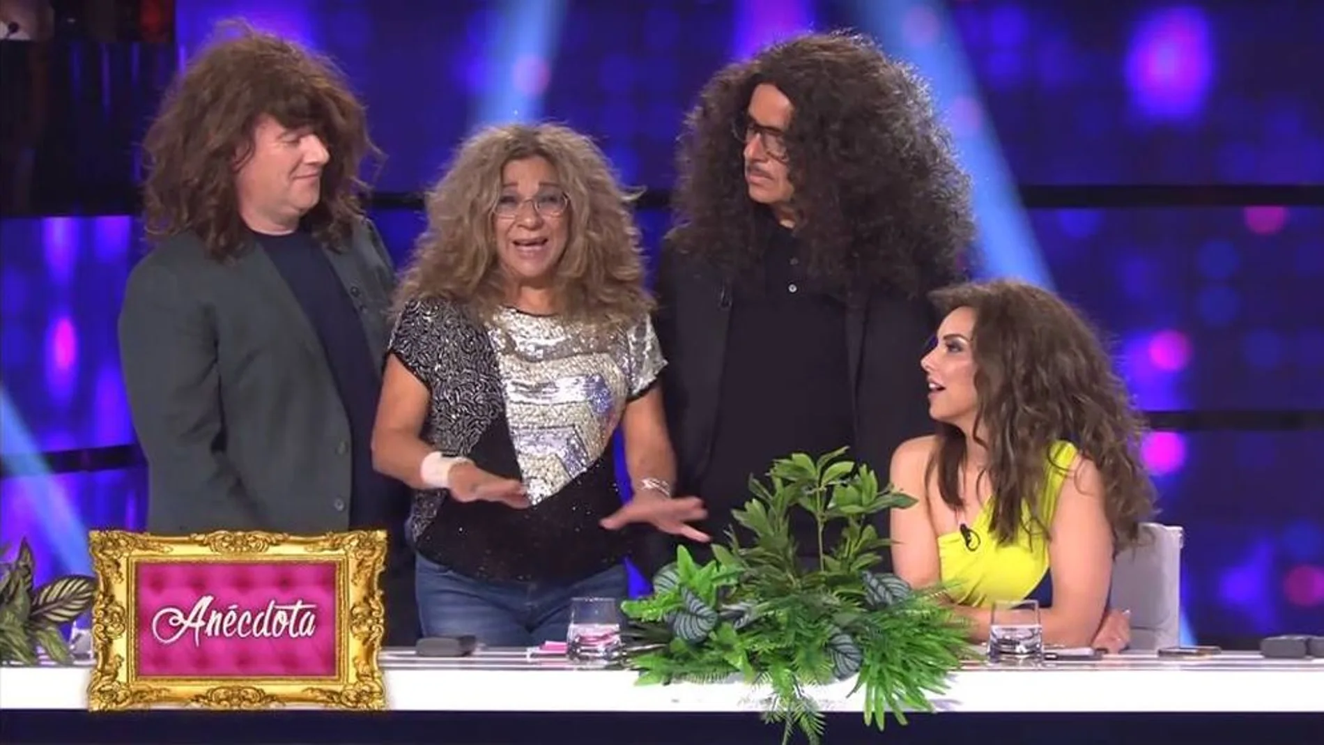 Carlos Latre, Lolita, Àngel Llàcer y Chenoa en 'Tu cara me suena 11'