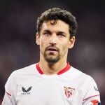 Jesús Navas, con la camiseta del Sevilla