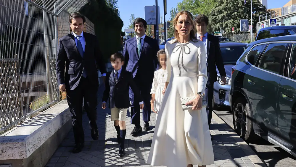 Gema Ruiz junto a sus hijos