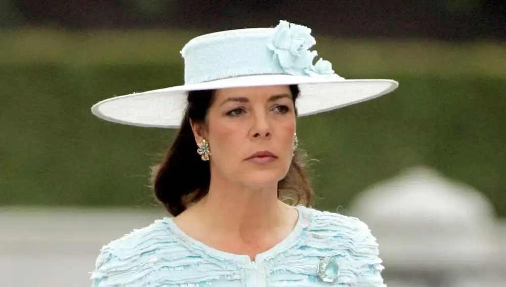 Carolina de Mónaco en la boda de los Reyes de España