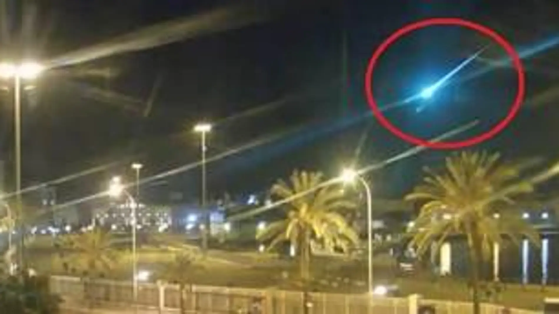 Superbólido de la noche del sábado 18 de mayo