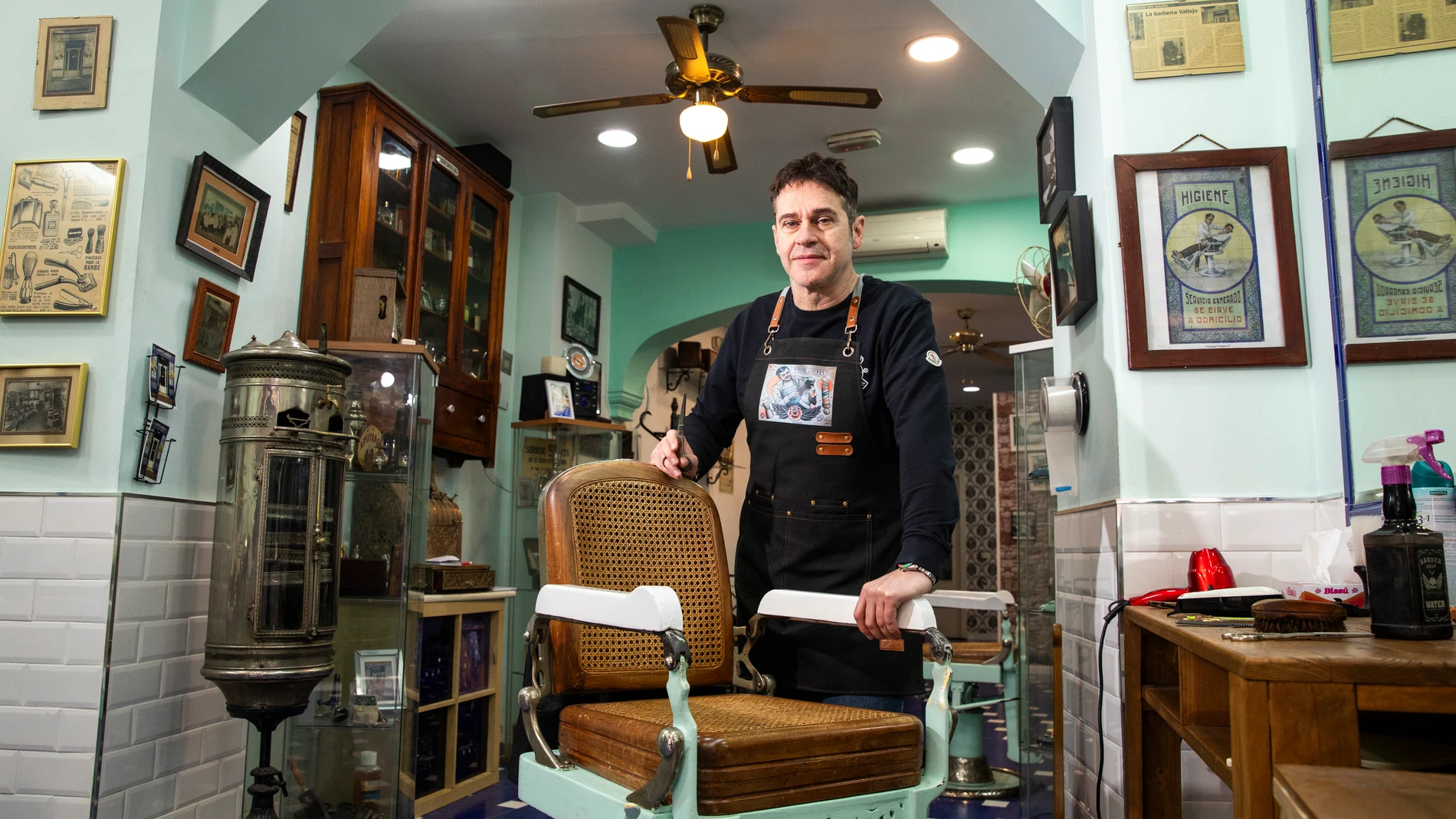 Negocios centenarios madrileños. Peluquería Vallejo.