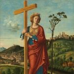 «Santa Helena y la Cruz», cuadro pintado por Cima da Conegliano