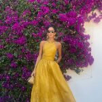 In&eacute;s Domecq con vestido de Roberto Diz.