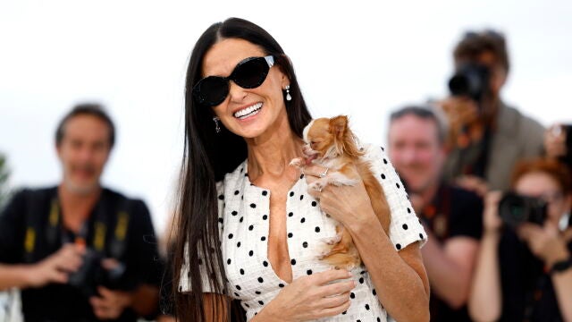 Demi Moore en el Festival de Cannes. 