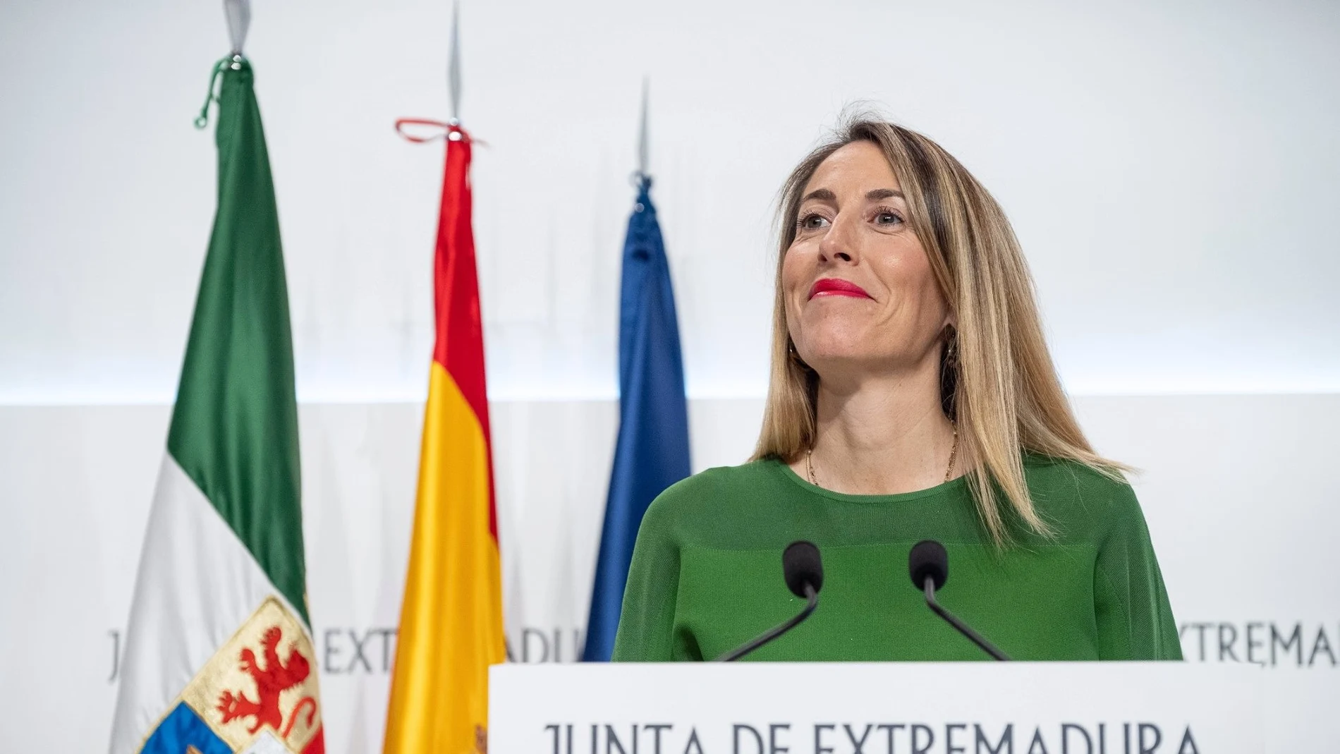 María Guardiola, ingresada en la UCI del Hospital de Cáceres tras sufrir una sepsis después de una cirugía