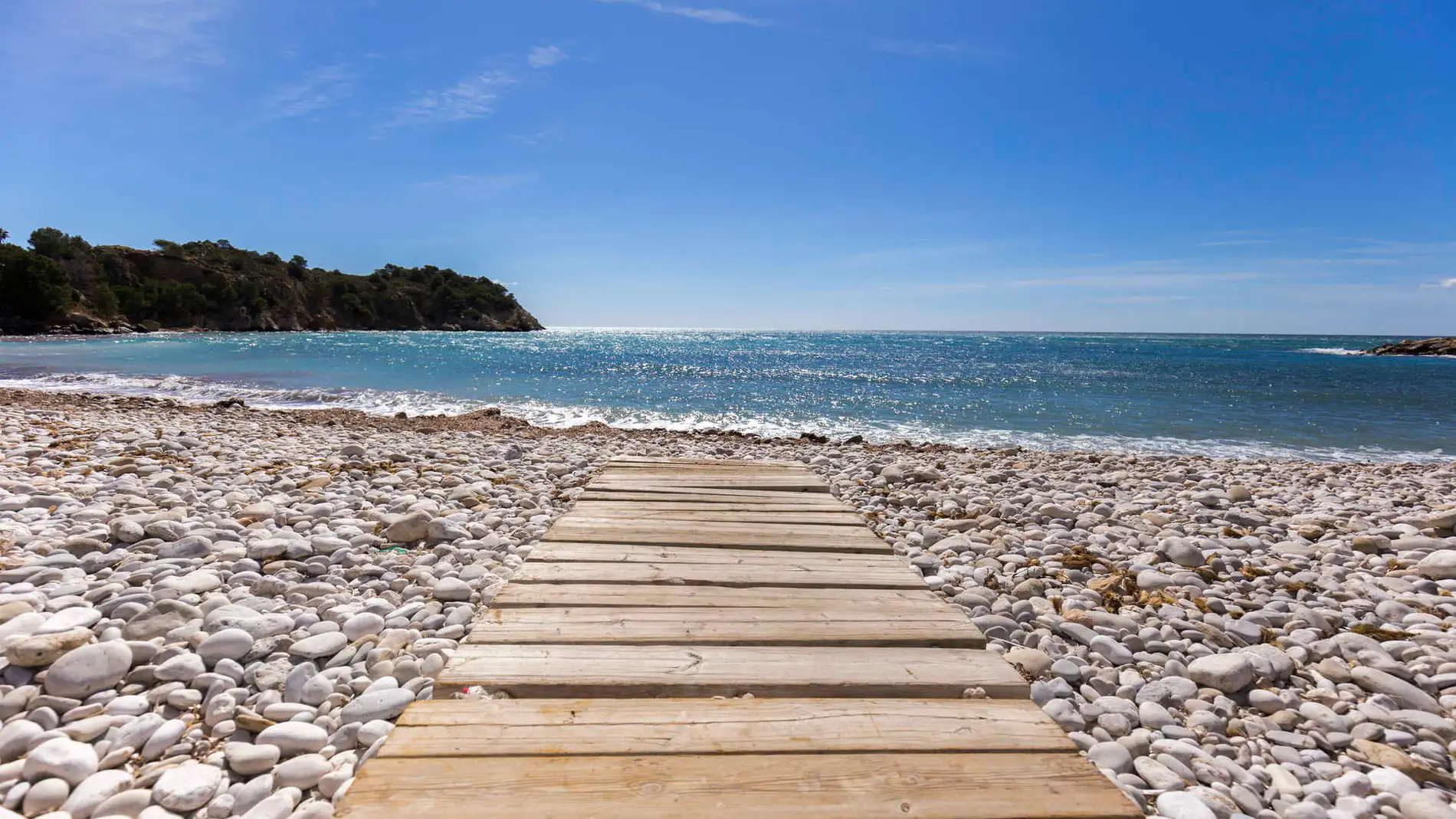 Imagen de una de las playas de Altea