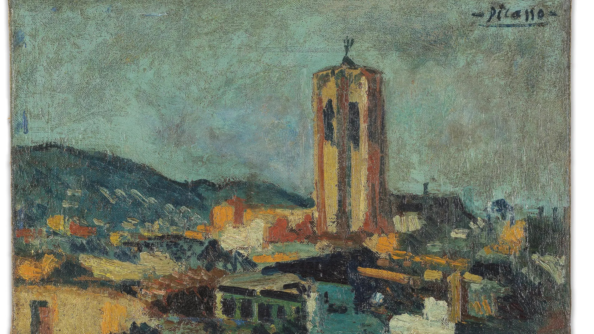 El campanario de Santa Maria del Pi, por Picasso