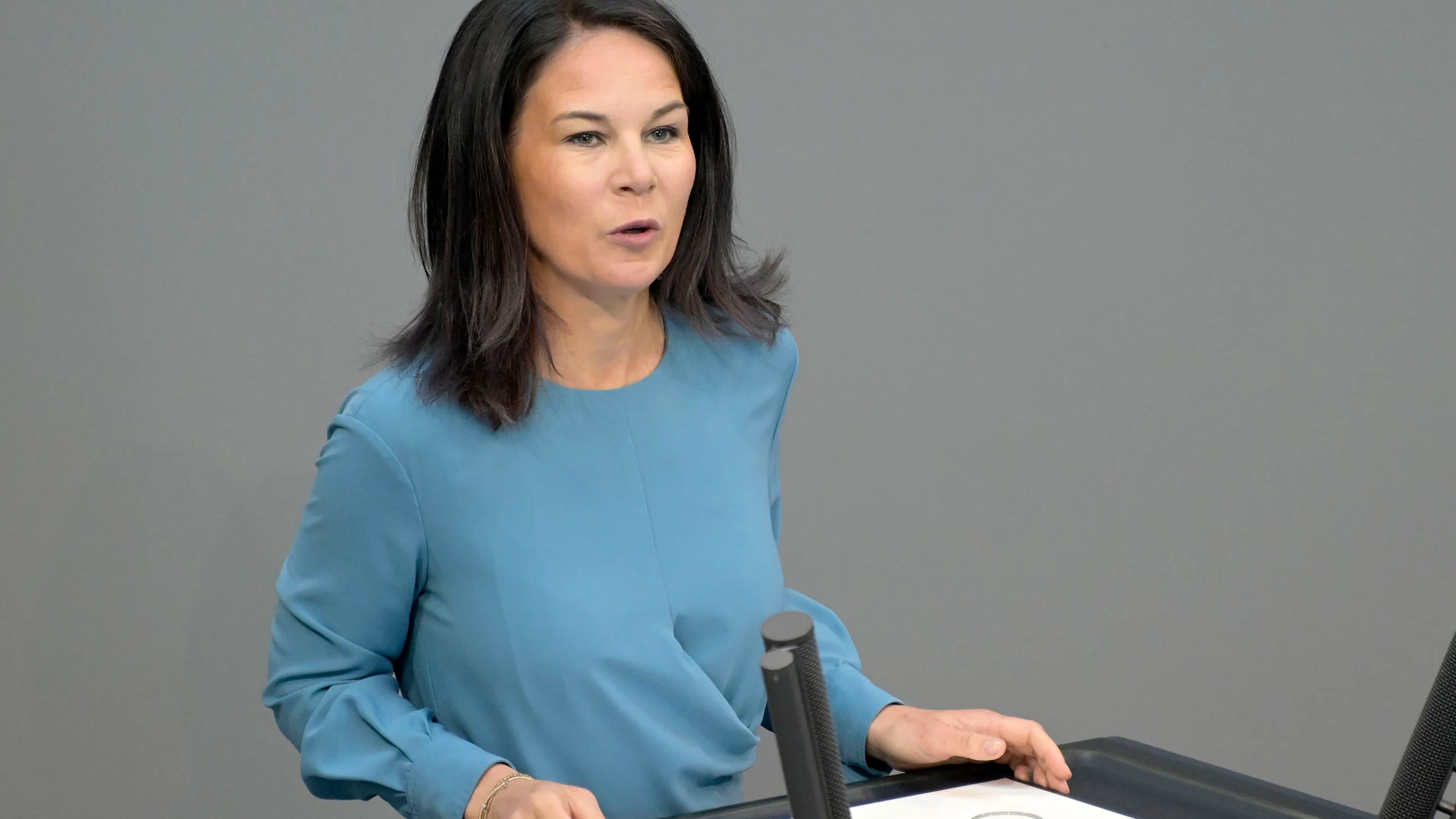 La ministra de Exteriores de Alemania, Annalena Baerbock 16/05/2024