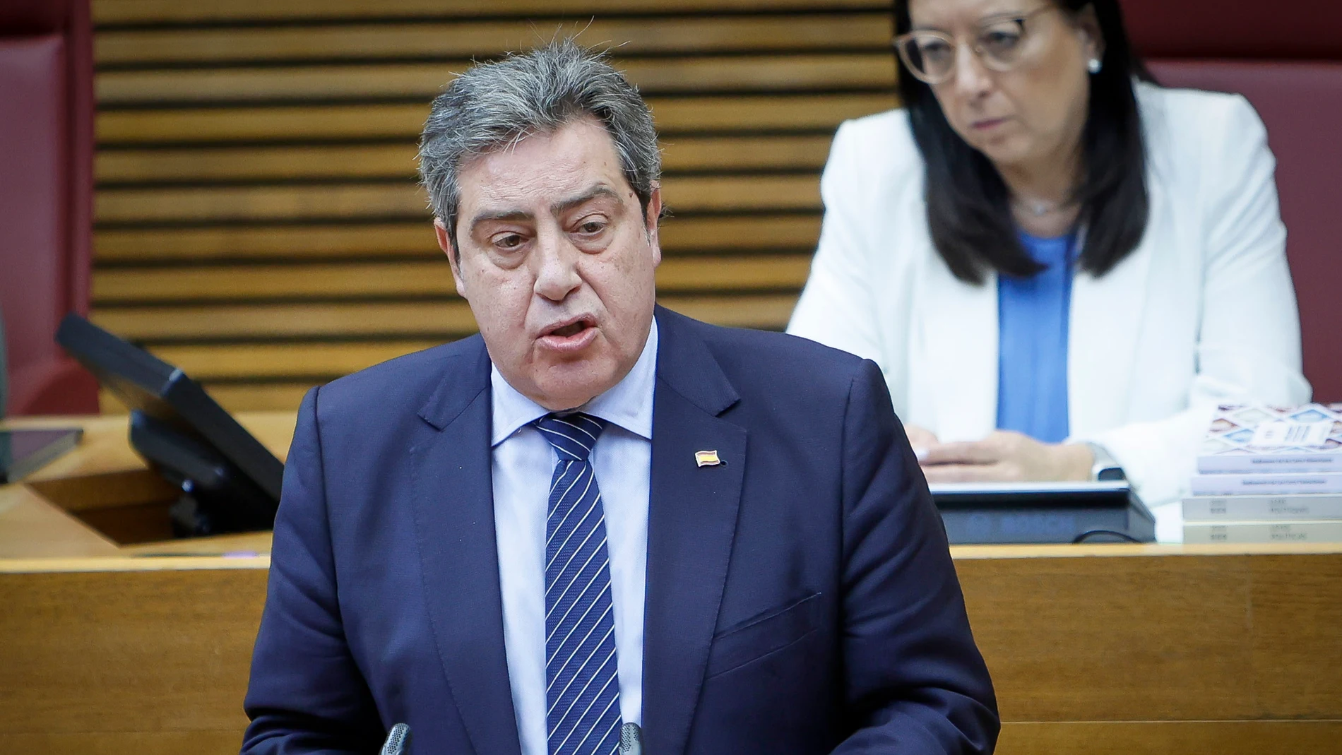 El portavoz de Vox en Les Corts valencianes, José María Llanos
