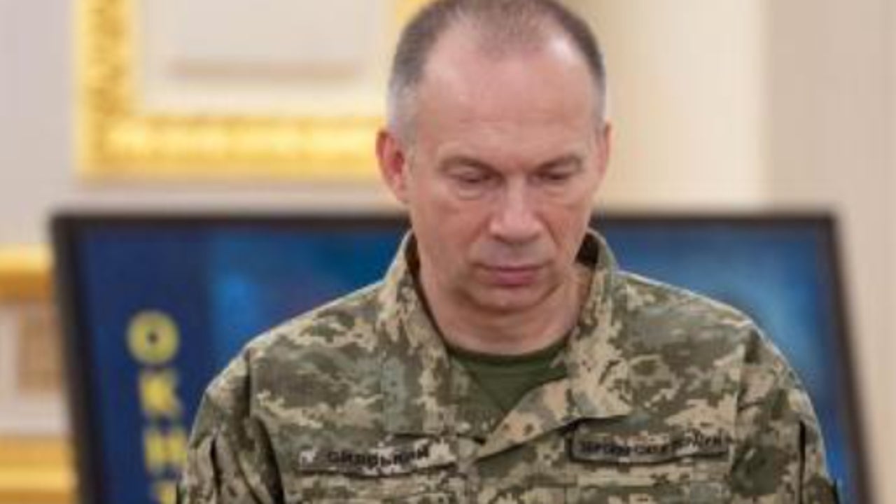 "Rusia tiene tres veces más recursos en el frente", advierte el jefe de las Fuerzas Armadas de Ucrania