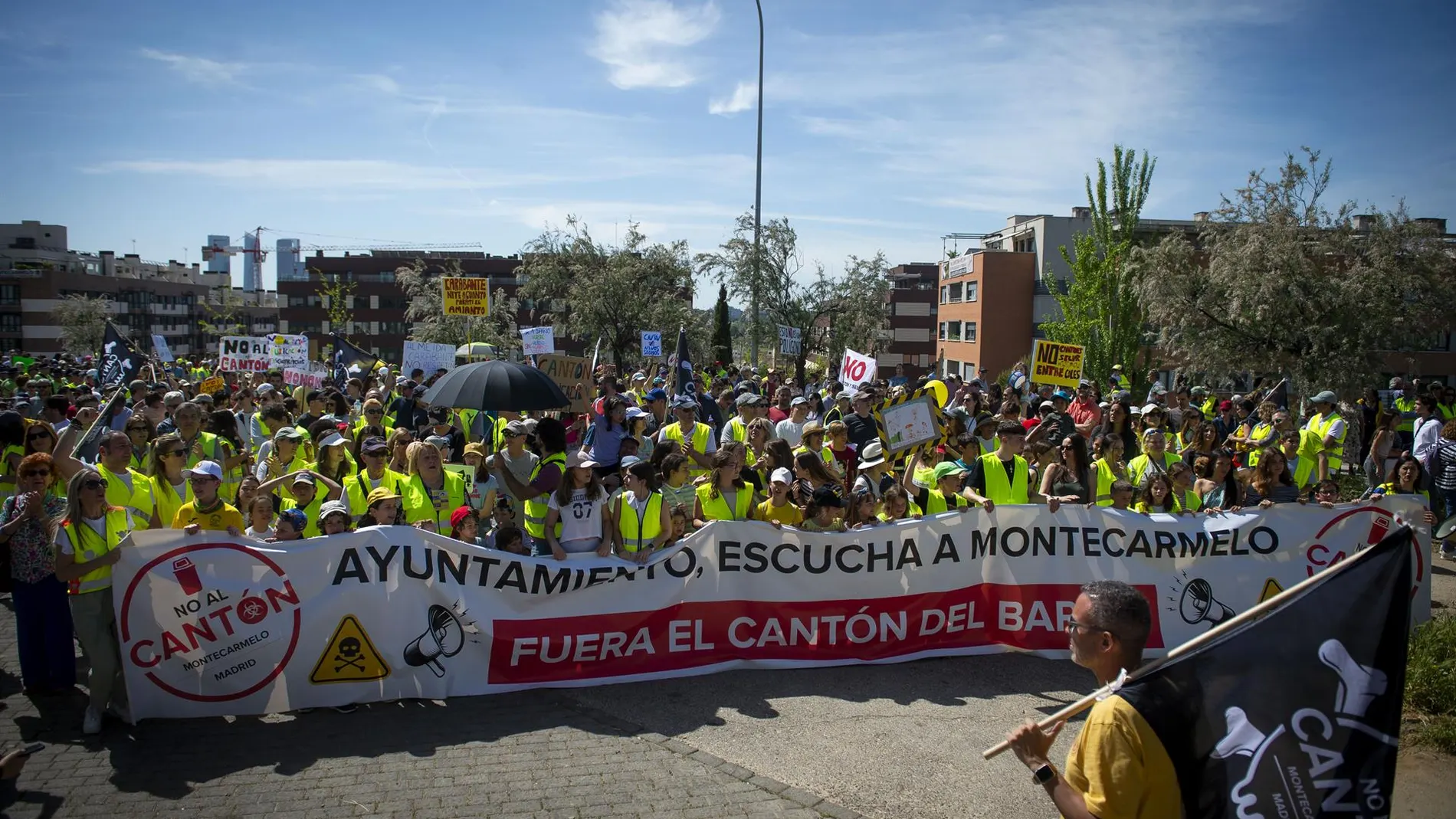 MADRID.-Montecarmelo sigue esperando el resultado de la búsqueda de restos humanos en la parcela prevista para el cantón