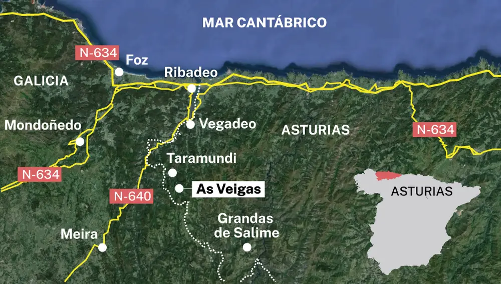 Localizador de As Veigas