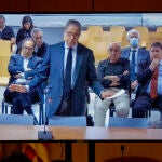 Zaplana dice al juez que se ha querido trasladar una imagen de él de "grupo criminal"