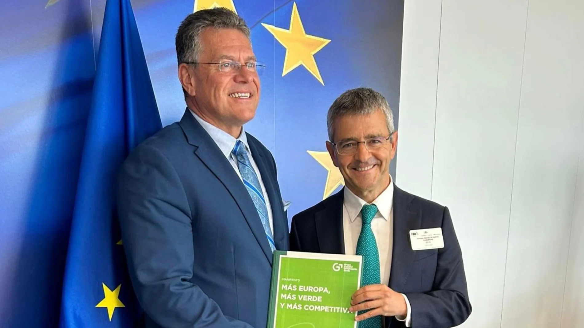 Gonzalo Sáenz de Miera presenta el Manifiesto de apoyo a la Economía Verde en Europa