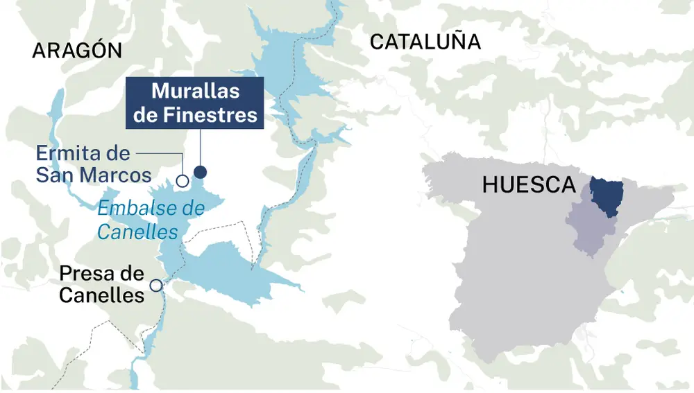 La «Muralla China» de Huesca