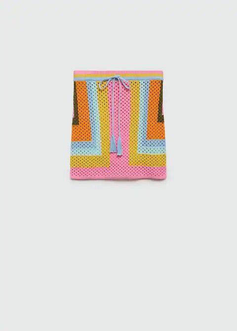 Falda de crochet.
