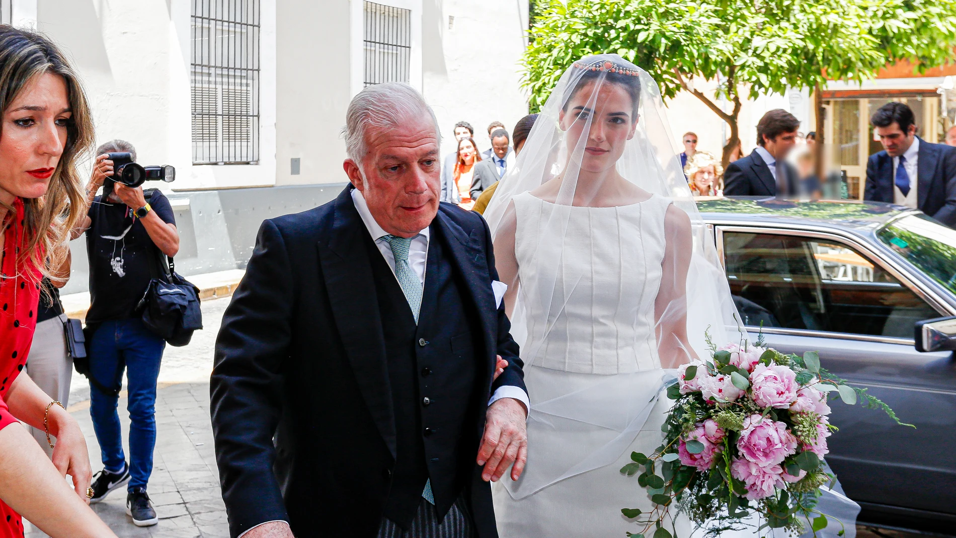 Boda de Felipe Benjumea Porres y María de Chiris.