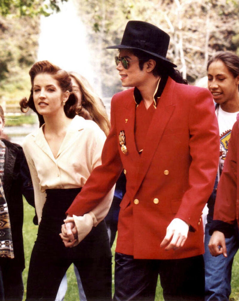 Michael Jackson y Lisa Marie Presley