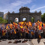 Concentración del pp en la puerta de Alcalá @Gonzalo Pérez Mata 