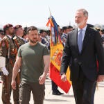 El rey de España recibe a Zelenski en Madrid