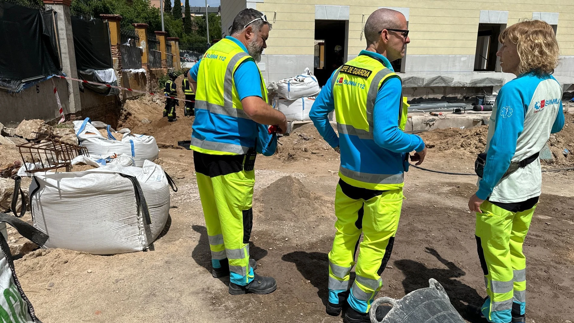 Muere un obrero aplastado en un accidente laboral en Chamartín EMERGENCIAS COMUNIDAD DE MADRID 27/05/2024