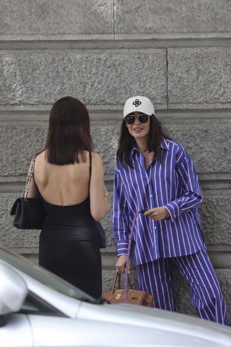 Vicky Martín Berrocal con conjunto de Zara.