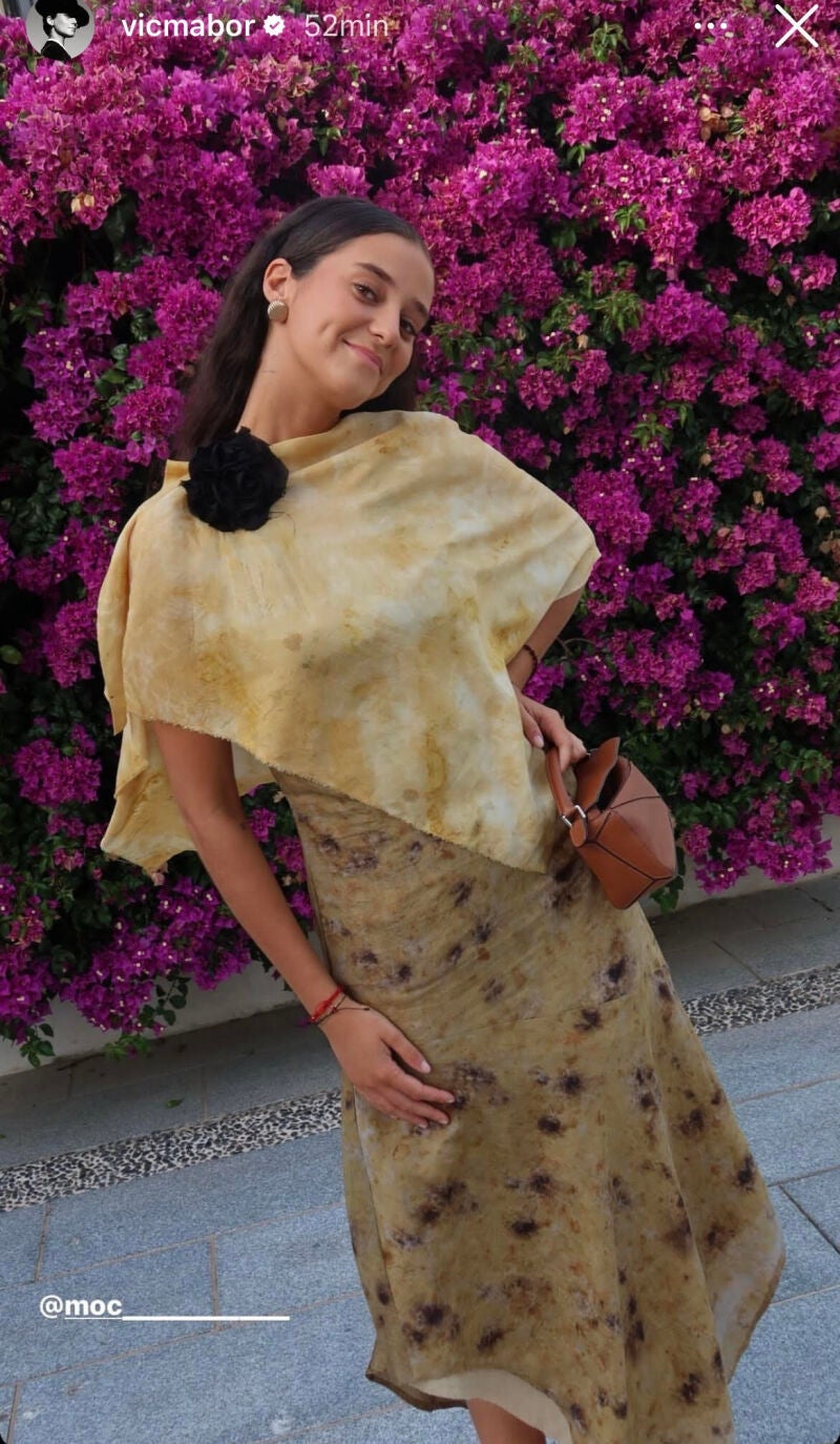 El look de Victoria Federica en la boda de su primo.