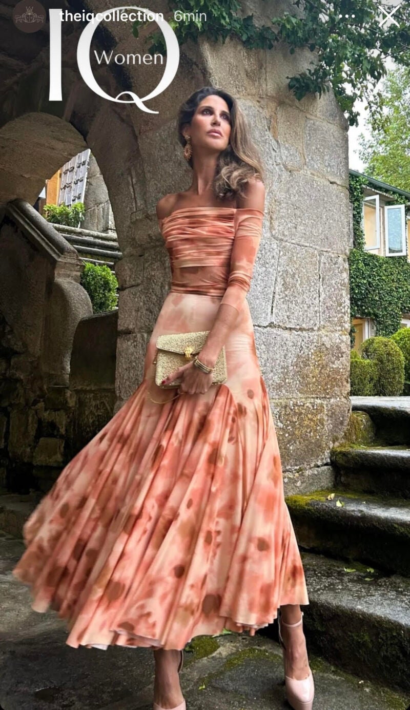 Inés Domecq con look de invitada.