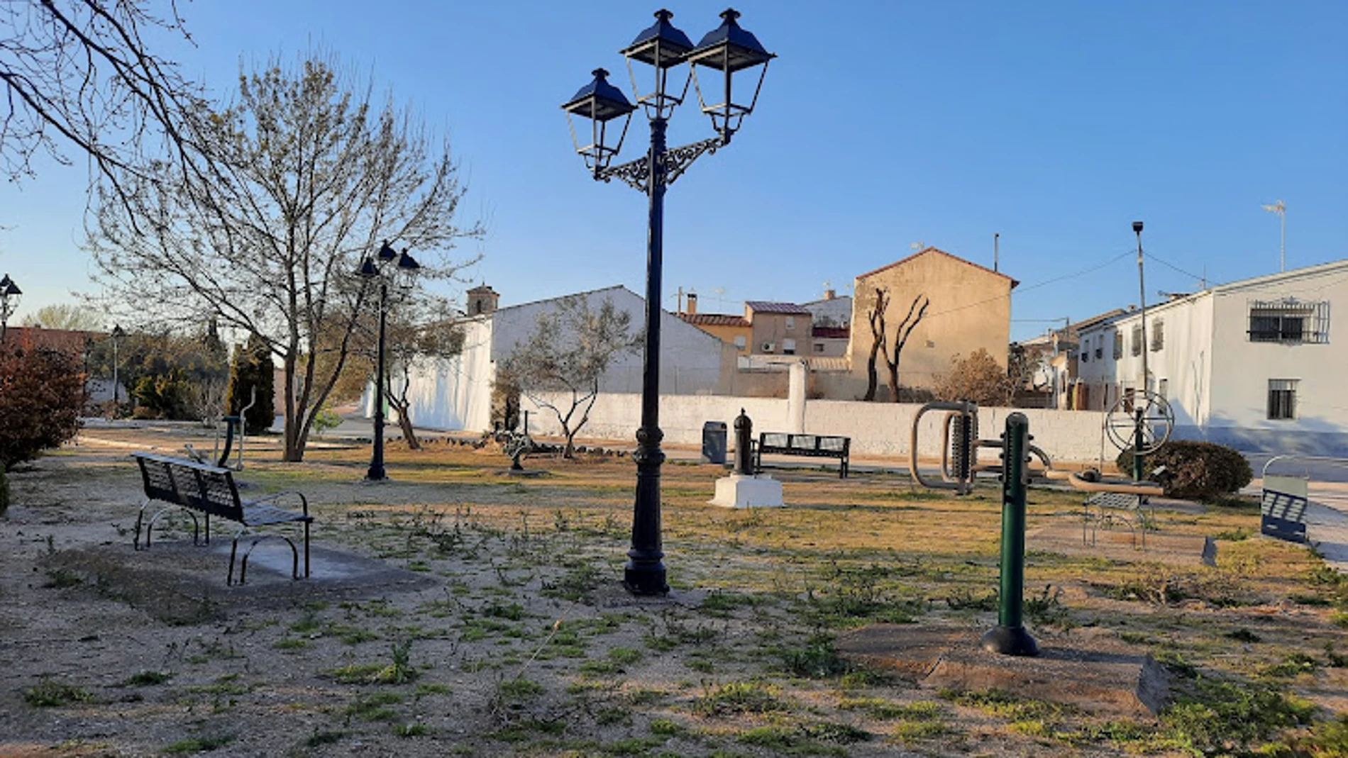 Un parque de Villarrubio (Cuenca)