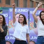 Ione Belarra, Irene Montero e Isa Serra