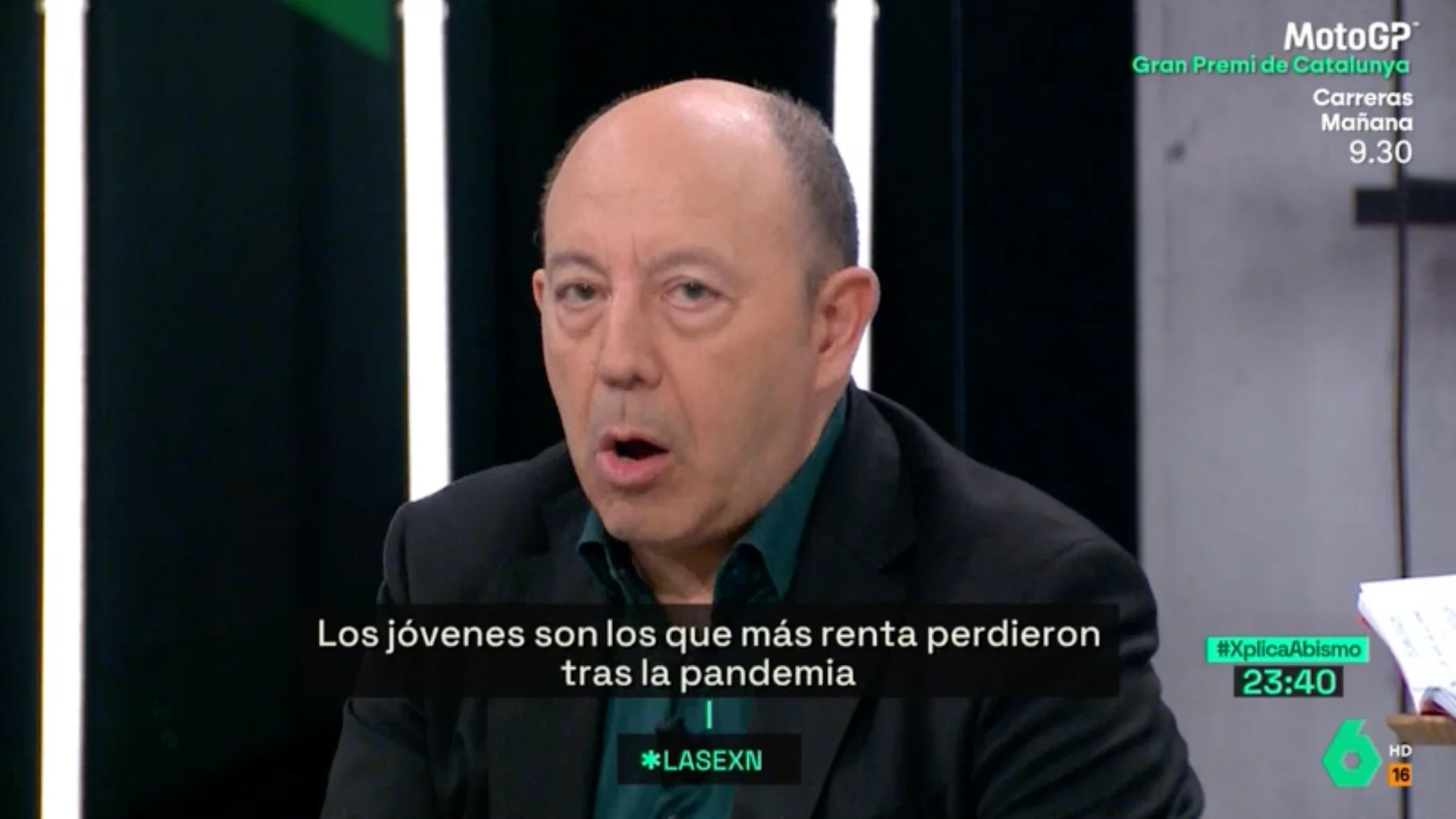 Gonzalo Bernardos en laSexta Xplica