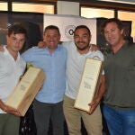 Ganadores del XV edición del Torneo de Golf organizado por la bodega Cillar de Silos