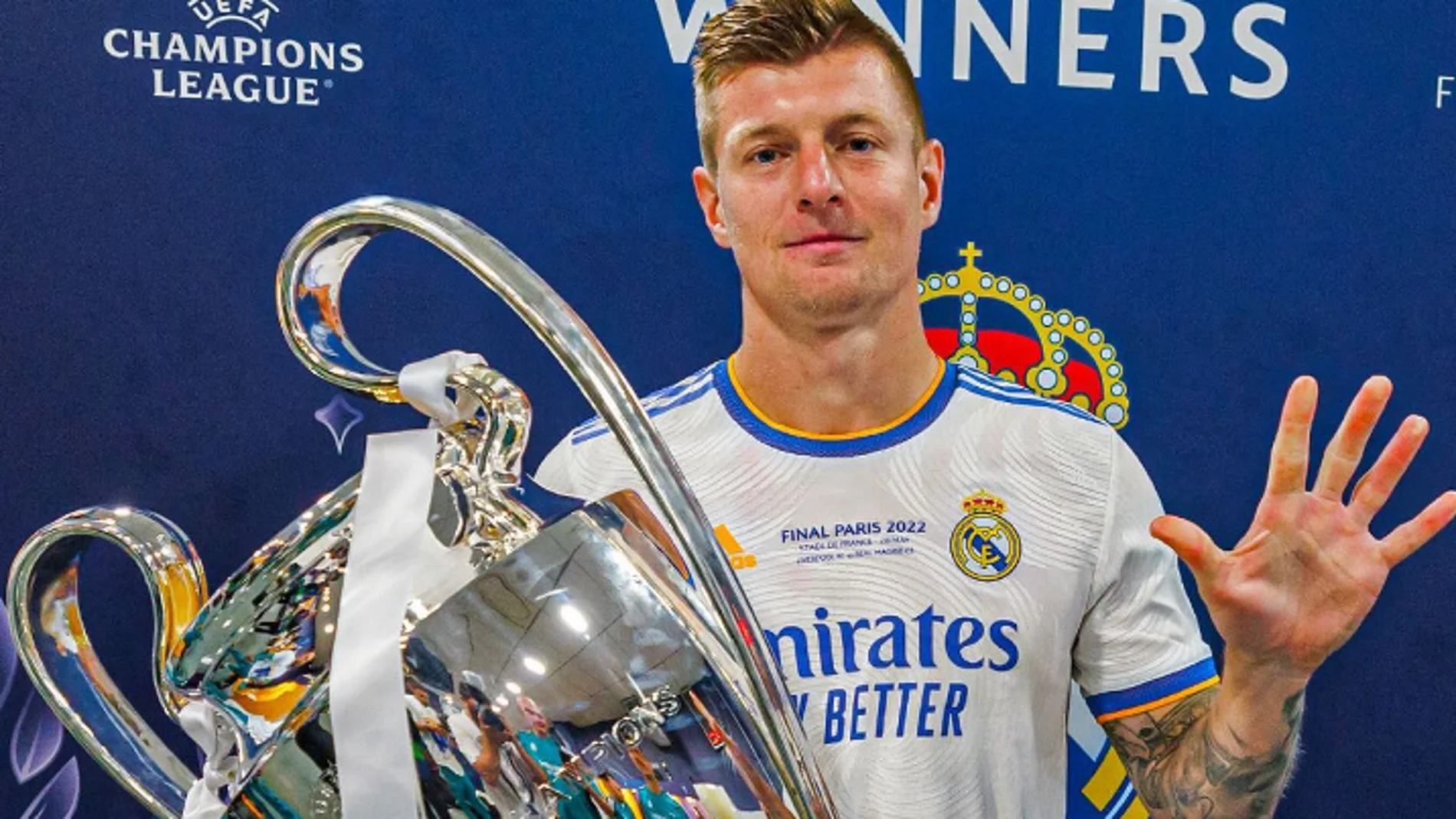 Toni Kroos buscará en Wembley de su sexta Champions